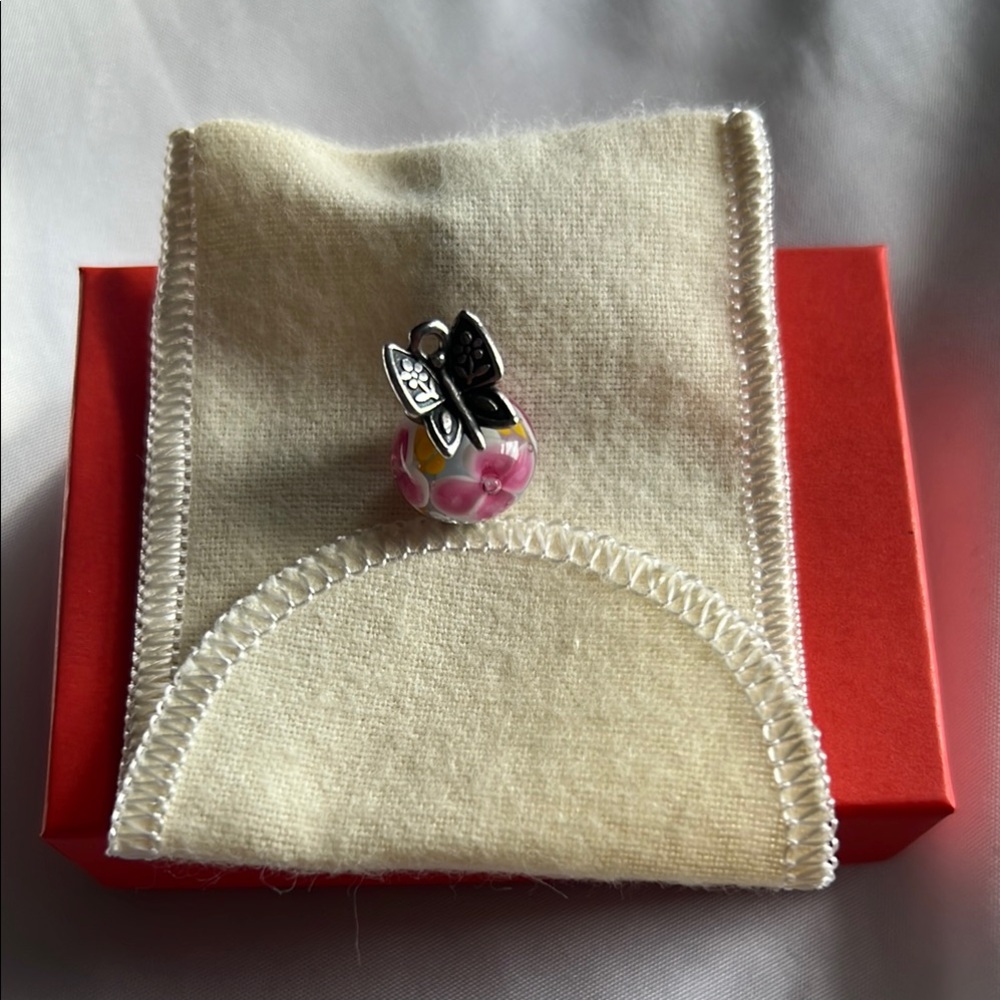 James Avery Mariposa Art Glass Charm
